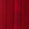 Rood met donkerder rode hartjes